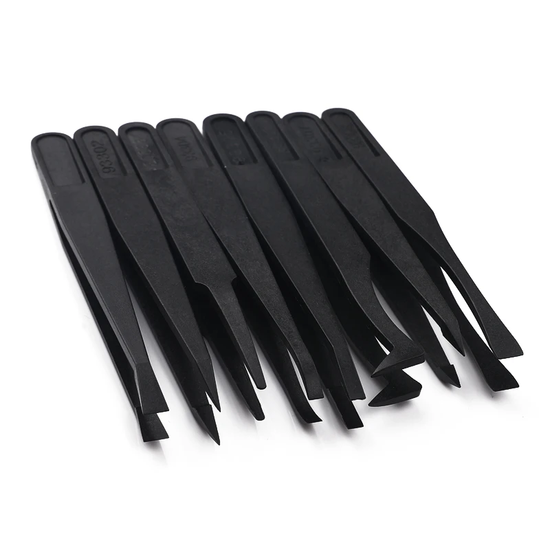 100tk/palju Anti-static Carbon fiber Elektroonilise Pintsetid ESD Plastikust Tangid PCB Remont Käsi-Tööriistad