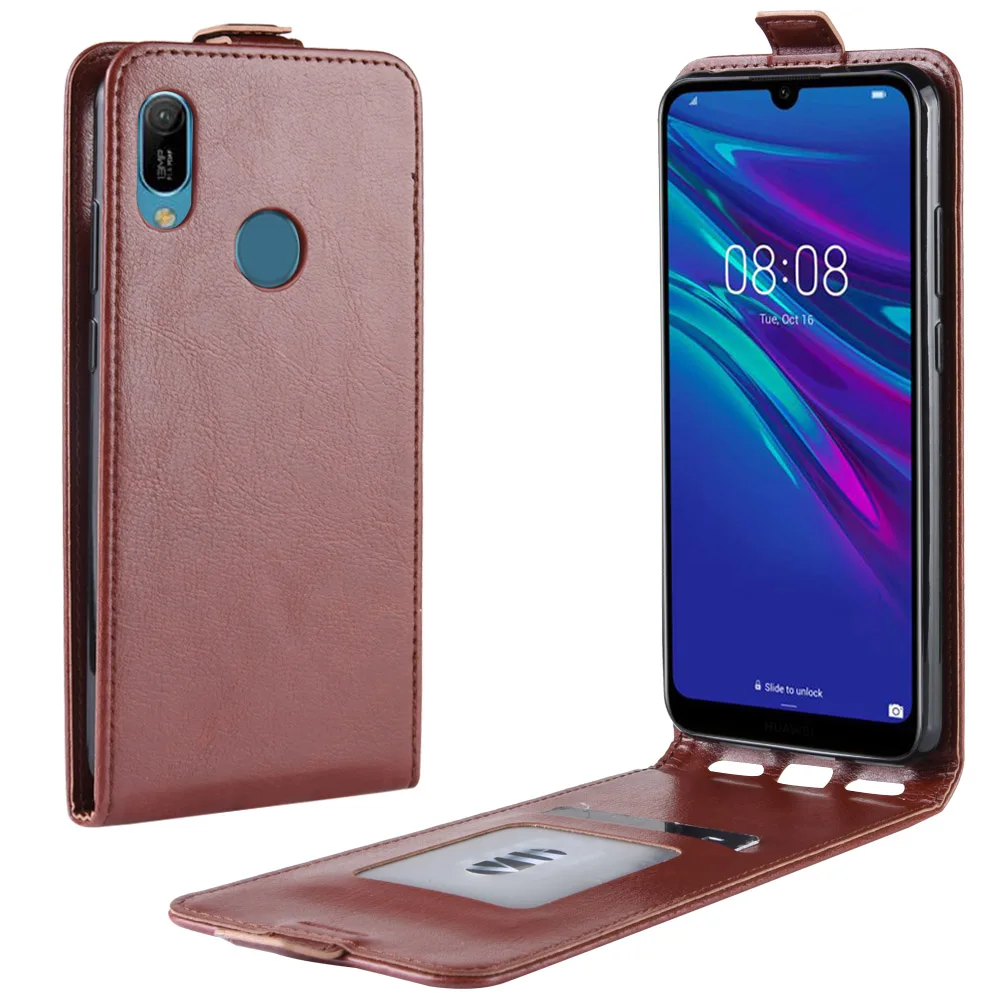 Näiteks Huawei Y6 Peaminister 2019 Juhul Luksus Au 8A Pro PU Nahast Kate Huawei Y6 Pro 2019 Juhul Y6 2019 Kaitse Flip Case 0