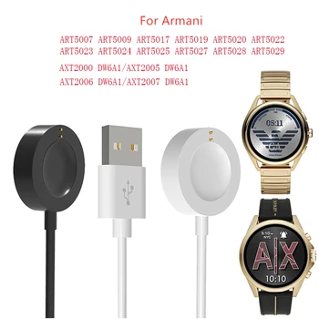 Näiteks Armani ART5023 ART5024 smart watch ART5027 AXT2000 DW6A1 laadimiskaabel Magnet Laadija Kaabel 0