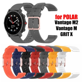 Silikoonist Rihm Jaoks Polar Vantage M / M2 / JONN X Watchband Silikageel Käevõru Käepaela Rihmad Asendamine Ansamblid Reguleeritav 0