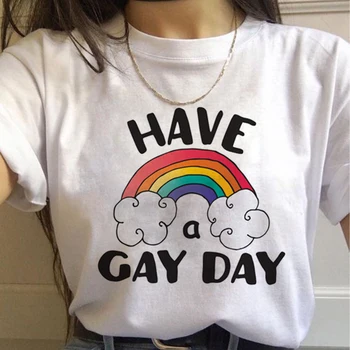 Lgbt Vikerkaar Harajuku T-Särk Naiste Gay Pride Ullzang 90s T-särk Lesbi Graafiline Naljakas Prindi Tshirt Uus Mood Top Tees Naine