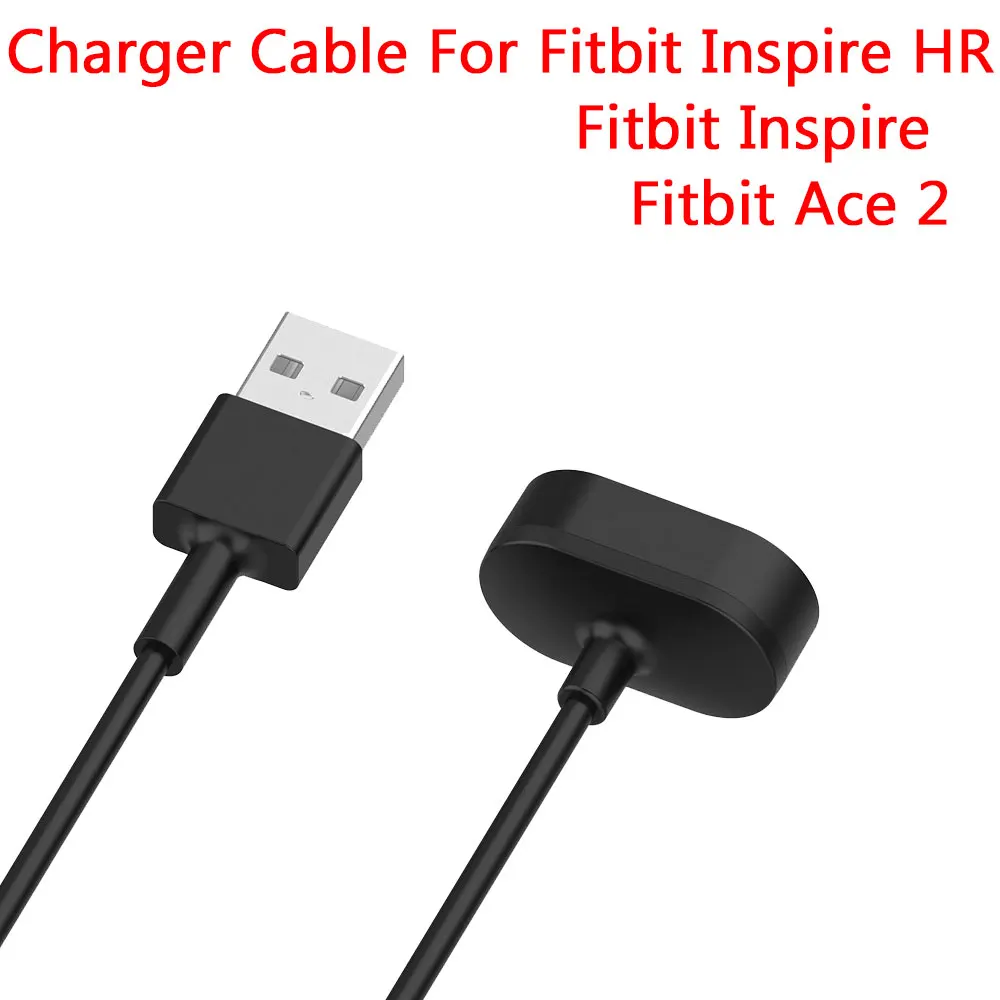 3 Suurus Laadimine USB Kaabel Fitbit inspire/inspire HR Smart Watch Tarvikud Asendamine Magnetic Base Kiire Laadimine Split
